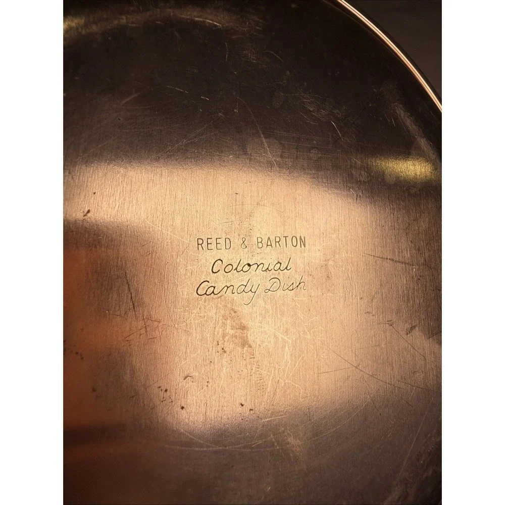 Reed & Barton Colonial Silverplate Candy Dish 6